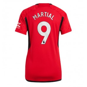 Manchester United Anthony Martial #9 Replica Home Stadium Shirt for Women 2023-24 Short Sleeve